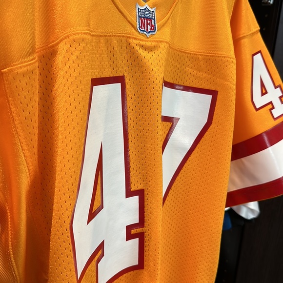 Tampa Bay Buccaneers John Lynch Mitchell & Ness Orange 1993 Authentic NFL Jersey - Picture 7 of 12